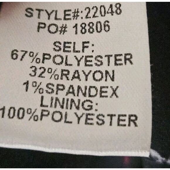 Skies Are Blue Open Front Blazer Cardigan Women XL Black Trim Gray Lined Jacket - Picture 6 of 8